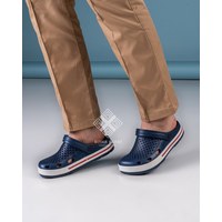 Изображение  Medical shoes Coqui Lindo dark blue/white (red stripe) s. 41, "WHITE ROBE" 394-467-864, Size: 41, Color: dark blue/red stripe