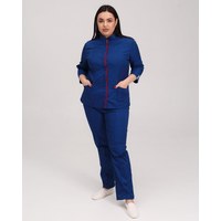 Зображення  Жіночий костюм жіночий Сакура сапфір-червоний +SIZE р. 58, "БІЛИЙ ХАЛАТ" 317-360-679, Розмір: 58, Колір: сапфір-червоний