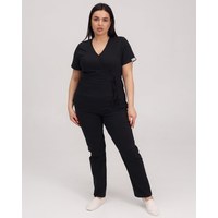 Зображення  Жіночий костюм жіночий Ріо чорний +SIZE р. 58, "БІЛИЙ ХАЛАТ" 346-321-704, Розмір: 58, Колір: чорний