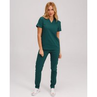Изображение  Women's medical suit Marseille green s. 42, "WHITE ROBE" 383-350-708, Size: 42, Color: green