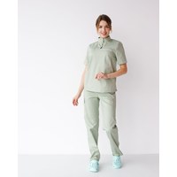 Изображение  Women's medical suit Denver pistachio s. 52, "WHITE ROBE" 429-396-679, Size: 52, Color: pistachio