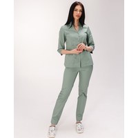 Изображение  Women's medical suit Elizabeth olive red. 44, "WHITE ROBE" 441-327-679, Size: 44, Color: olive