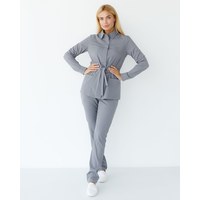 Изображение  Women's medical suit Montana gray s. 48, "WHITE ROBE" 332-328-715, Size: 48, Color: grey
