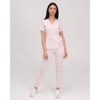 Изображение  Women's medical suit Rio pale pink s. 54, "WHITE ROBE" 135-358-715, Size: 54, Color: нежно-розовый