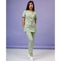 Изображение  Women's medical suit Naomi pistachio s. 42, "WHITE ROBE" 331-396-679, Size: 42, Color: pistachio