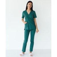 Изображение  Women's medical suit Rio green s. 52, "WHITE ROBE" 135-350-707, Size: 52, Color: green