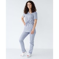 Изображение  Women's medical suit Naomi gray s. 42, "WHITE ROBE" 331-328-679, Size: 42, Color: grey