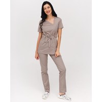 Изображение  Women's medical suit Naomi mocha s. 54, "WHITE ROBE" 331-421-679, Size: 54, Color: mocha