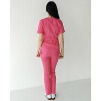 Изображение  Women's medical suit Rio pink s. 52, "WHITE ROBE" 135-337-707, Size: 52, Color: pink