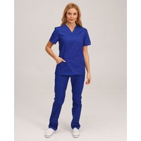 Изображение  Women's medical suit Topaz electric s. 40, "WHITE ROBE" 137-334-705, Size: 40, Color: electrician