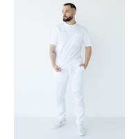 Изображение  Men's medical suit Denver white +SIZE s. 64, "WHITE ROBE" 447-324-679, Size: 64, Color: white