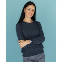 Изображение  Medical sweatshirt New York women's dark gray s. M, "WHITE ROBE" 359-408-758, Size: M, Color: dark grey