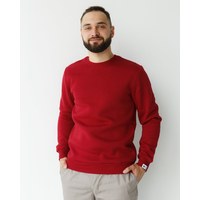Изображение  Medical insulated sweatshirt for men Alaska burgundy s. 2XL, "WHITE ROBE" 365-349-842, Size: 2XL, Color: burgundy