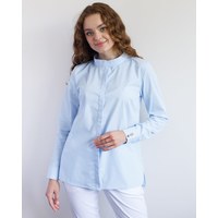 Изображение  Women's medical shirt Stefania blue s. 42, "WHITE ROBE" 402-333-821, Size: 42, Color: blue light