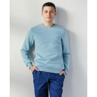 Изображение  Medical insulated sweatshirt for men Alaska azure-gray s. XL, "WHITE ROBE" 365-428-842, Size: XL, Color: azure gray
