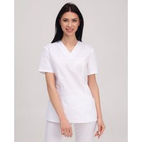 Изображение  Women's medical shirt Topaz white s. 52, "WHITE ROBE" 164-324-705, Size: 52, Color: white