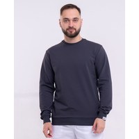 Изображение  Medical sweatshirt New York men's dark gray s. XL, "WHITE ROBE" 360-408-758, Size: XL, Color: dark grey