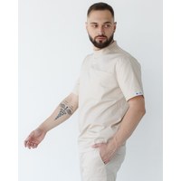 Изображение  Медицинская рубашка мужская Денвер кремовая р. 48, "БЕЛЫЙ ХАЛАТ" 427-460-679, Размер: 48, Цвет: кремовый
