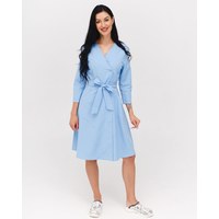 Изображение  Women's medical dress Provence blue s. 40, "WHITE ROBE" 178-333-677, Size: 40, Color: blue light