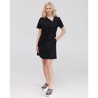 Изображение  Women's medical tunic Naomi black s. 52, "WHITE ROBE" 151-321-679, Size: 52, Color: black