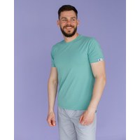 Изображение  Medical T-shirt men's gray-green s. L, "WHITE ROBE" 153-396-681, Size: L, Color: gray-green