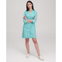 Изображение  Women's medical gown Elizabeth mint s. 48, "WHITE ROBE" 416-332-679, Size: 48, Color: mint