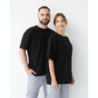 Изображение  Medical T-shirt unisex black s. M, "WHITE ROBE" 453-321-730, Size: M, Color: black