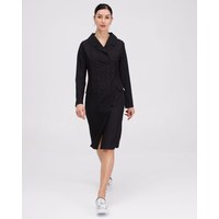 Изображение  Women's medical gown Monika black s. 54, "WHITE ROBE" 356-321-677, Size: 54, Color: black