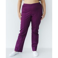 Изображение  Women's medical trousers purple +SIZE s. 56, "WHITE ROBE" 312-335-726, Size: 56, Color: violet