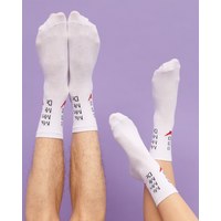 Изображение  Medical socks with I am Doctor print. 41-44, "WHITE ROBE" 143-324-730, Size: 41-44, Color: white