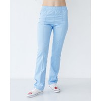 Изображение  Women's medical trousers, blue 54, "WHITE ROBE" 163-333-726, Size: 54, Color: blue light