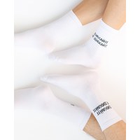 Изображение  Medical socks with print Don't Breathe Breathe p. 41-44, "WHITE ROBE" 143-324-875, Size: 41-44, Color: white