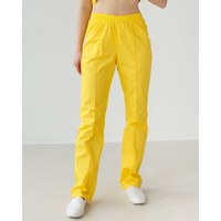Изображение  Women's medical trousers yellow s. 54, "WHITE ROBE" 163-397-758, Size: 54, Color: yellow