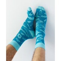 Изображение  Medical socks with Medicine print. 41-44, "WHITE ROBE" 143-417-837