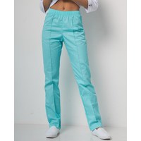 Изображение  Women's medical trousers mint s. 50, "WHITE ROBE" 163-332-726, Size: 50, Color: mint