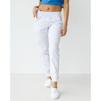 Изображение  Medical pants women's joggers white s. 54, "WHITE ROBE" 303-324-730, Size: 54, Color: white