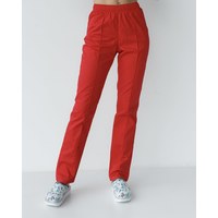 Изображение  Women's medical trousers, red. 44, "WHITE ROBE" 163-339-726, Size: 44, Color: red