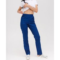 Изображение  Women's medical trousers sapphire s. 46, "WHITE ROBE" 163-322-726, Size: 46, Color: sapphire