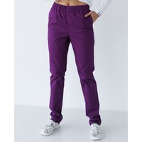 Изображение  Women's medical trousers Naomi (Cotton Elite) purple s. 42, "WHITE ROBE" 341-335-917, Size: 42, Color: violet