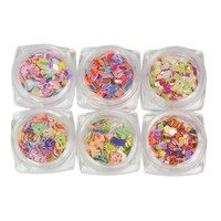 Изображение  Lilly Beaute confetti for nail decoration mix in a set of 6 pieces