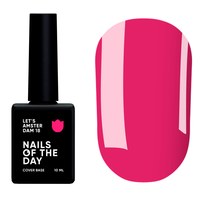 Изображение  Nails Of The Day Let's Amsterdam Cover Base #18 (strawberry), 10 ml, Volume (ml, g): 10, Color No.: 18