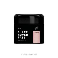 Изображение  Siller Cover Base Pink Opal camouflage base (pale pink with shimmer), 30 ml