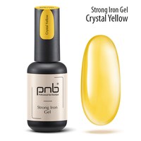 Изображение  Гель витражный PNB Strong Iron Gel Crystal Yellow, 8 мл, Объем (мл, г): 8, Цвет №: Yellow