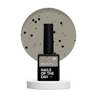 Зображення  Nails Of The Day MiDots gel polish №07 – молочно-фісташковий гель-лак із чорними крапочками для нігтів, 10 мл, Об'єм (мл, г): 10, Цвет №: 07