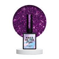 Изображение  Nails Of The Night Cocktails gel Cosmopolitan – темно-розовый светоотражающий гель-лак для ногтей, 10 мл, Объем (мл, г): 10, Цвет №: Cosmopolitan