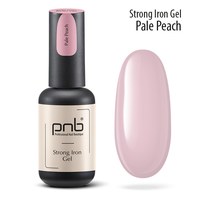 Изображение  Гель полимеризованный PNB Strong Iron Gel Pale Peach, 8 мл, Объем (мл, г): 8, Цвет №: Pale Peach