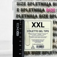 Изображение  Gel tips for extensions Adore Professional SPLETNICA SIZE XXL GEL TIPS, 240 pcs - stylette