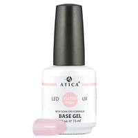 Изображение  Камуфлирующая база Atica Base Gel Flush Pink, 15 мл, Объем (мл, г): 15, Цвет №: flush pink