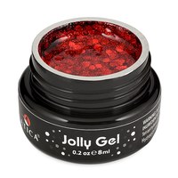 Изображение  Colored gel Atica Jolly Gel 89381 red, 8 ml (jar), Volume (ml, g): 8, Color No.: 89381