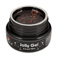 Зображення  Гель кольоровий Atica Jolly Gel 89384 коричневий, 8 мл (баночка), Об'єм (мл, г): 8, Цвет №: 89384